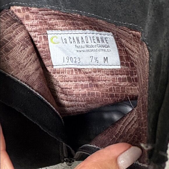 C La Canadienne lavender waterproof ankle boots - Picture 9 of 9